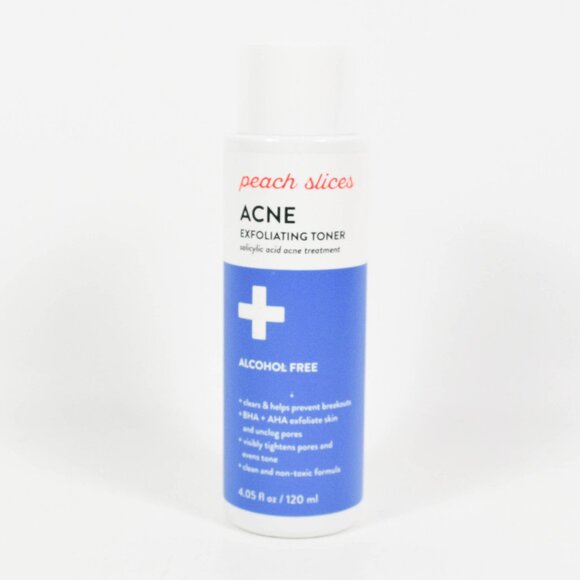 Peach Slices Acne Exfoliating Toner Alcohol Free 4.05 fl oz - 06/2025 - Picture 1 of 3
